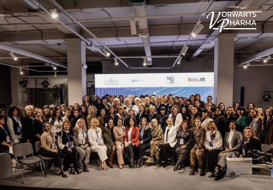 Стенд Vorwarts Pharma с продуктами Бетаргин и Когнитиум на форуме в Хмельницком