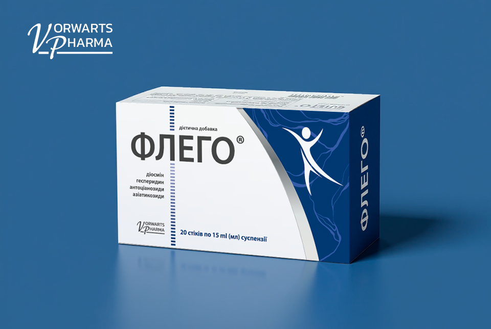Vein support and varicose prevention with the dietary supplement Flego
