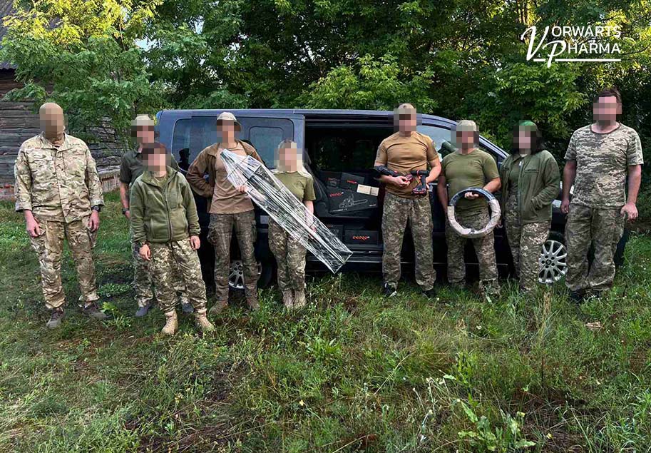Поддержка от Vorwarts Pharma: оборудование для бригады операторов дронов