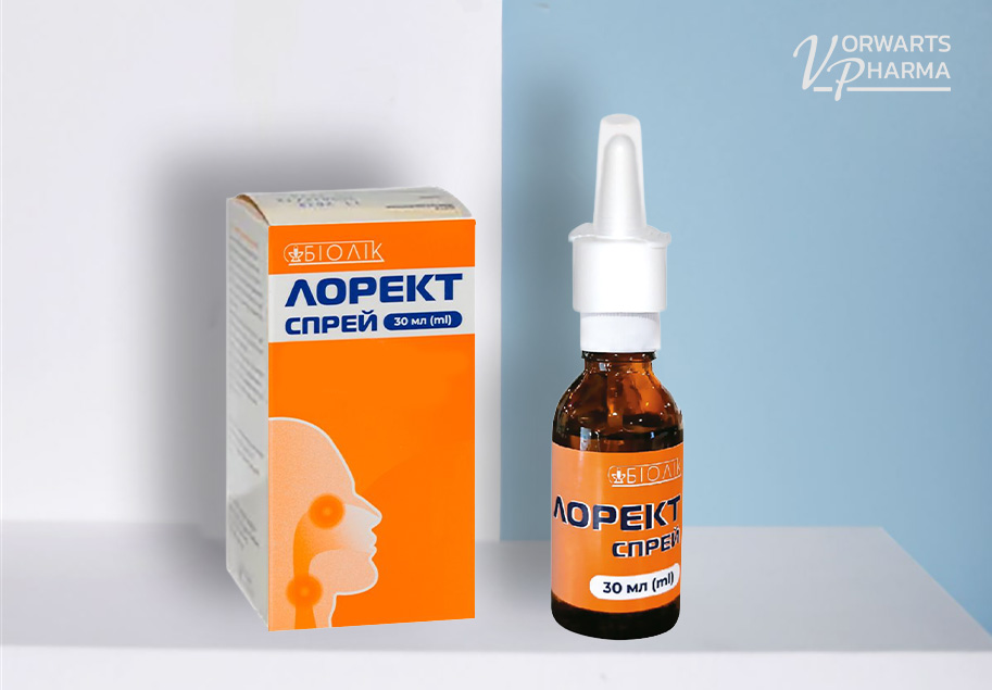 Лорект Vorwarts Pharma. Средство для слизистых носа и горла для всей семьи