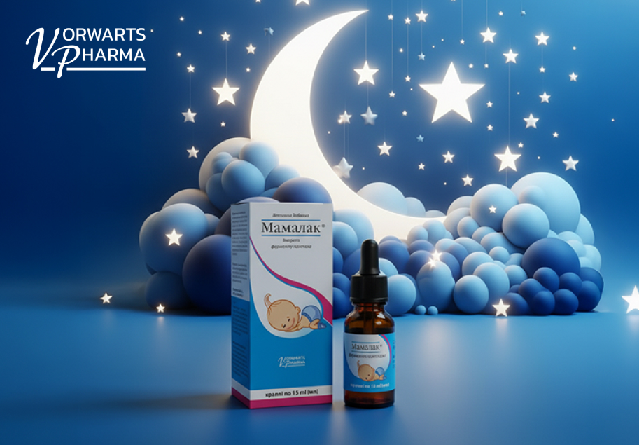 Капли Мамалак Vorwarts Pharma — комфортное пищеварение у младенцев