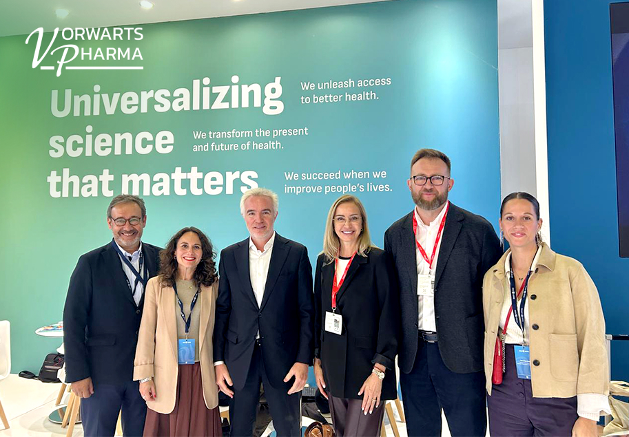 Vorwarts Pharma team during partner meetings at CPHI Europe 2025