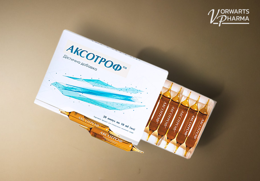 Aksotroph 10 ml. Nucleotides for nerve fiber restoration