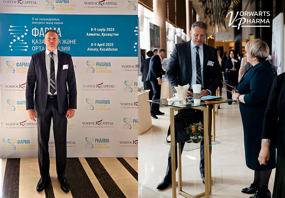 Congress Pharma Kazakhstan 2025 panel discussion with industry representatives