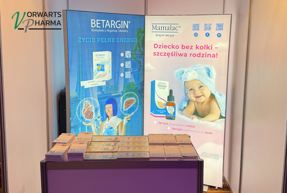 Презентація продуктів Бетаргін і Мамалак від Vorwarts Pharma на PGF 2025