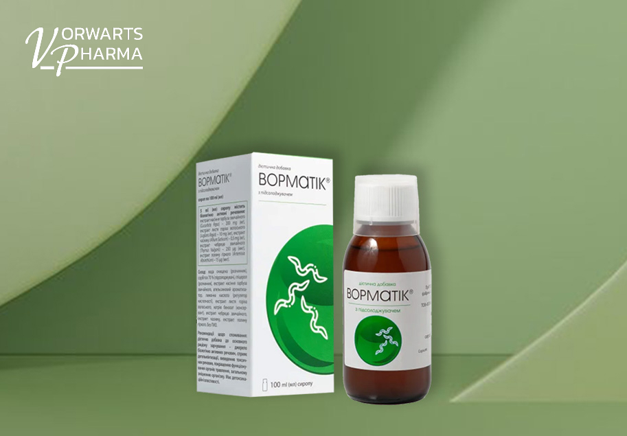 Wormatik — a plant-based dietary supplement against helminths for children and adults