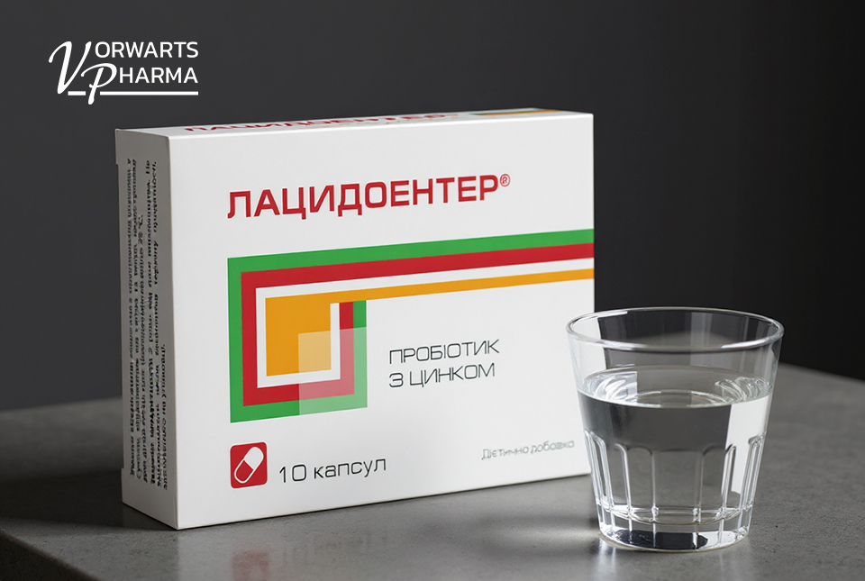 Lacidoenter by Vorwarts Pharma for supporting gut microbiota